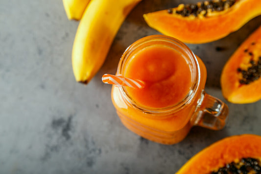 Batido de papaya y menta con Go Fiber: el aliado de la digestión lenta