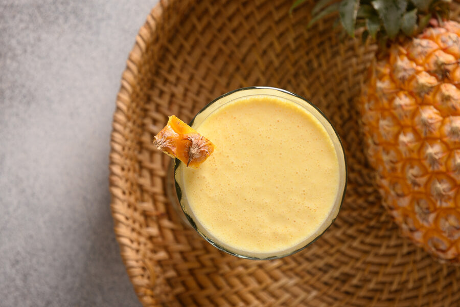 Batido de piña, cúrcuma y Gollagen: recuperación articular después del gym