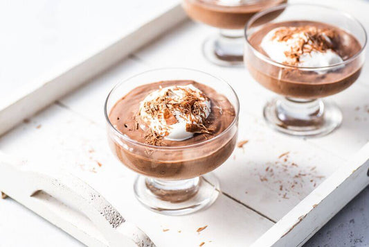 Mousse de chocolate oscuro y Gollagen: indulgente y bueno para tus articulaciones