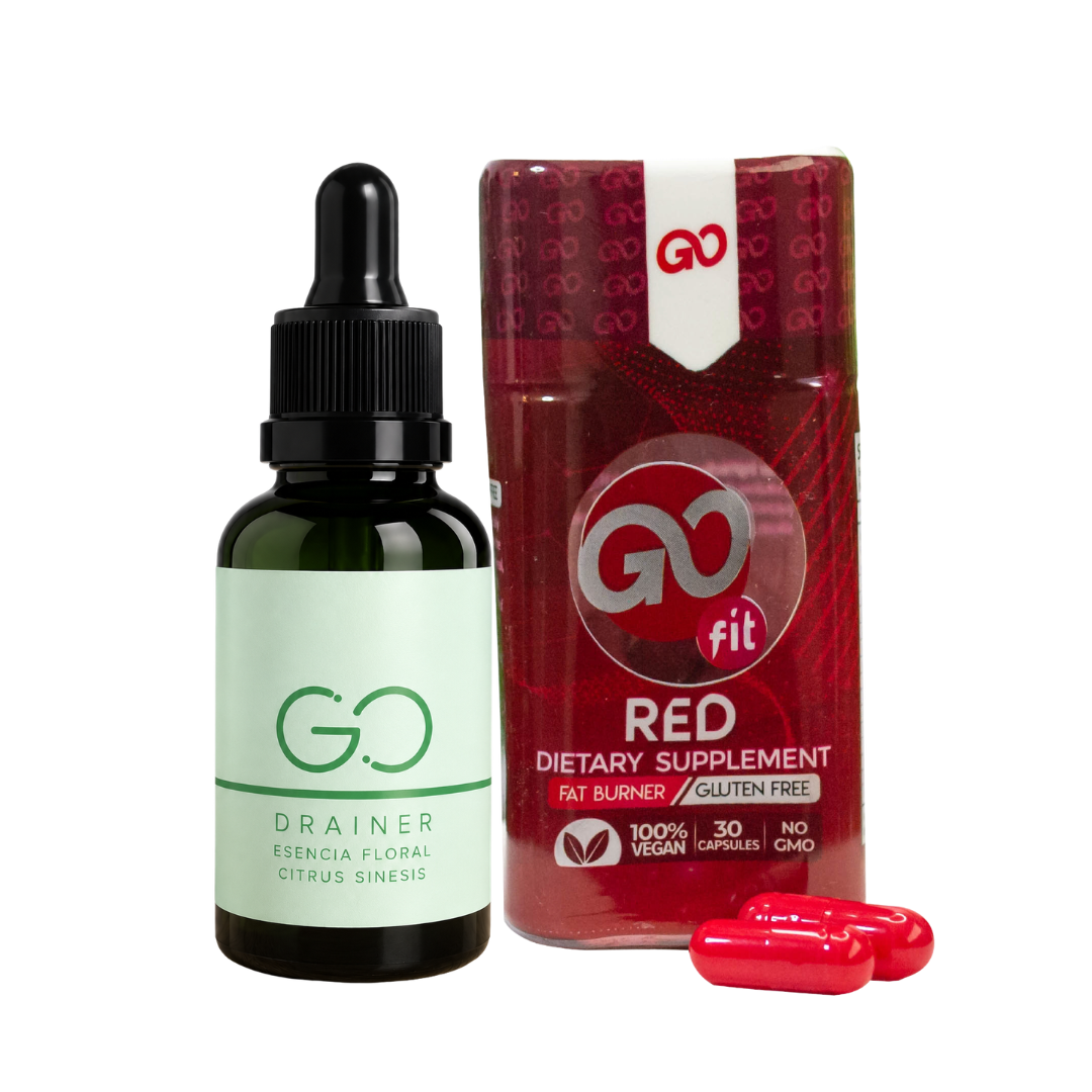 Go Fit Red 30 cáps + Go Drainer Tradicional 30 ml
