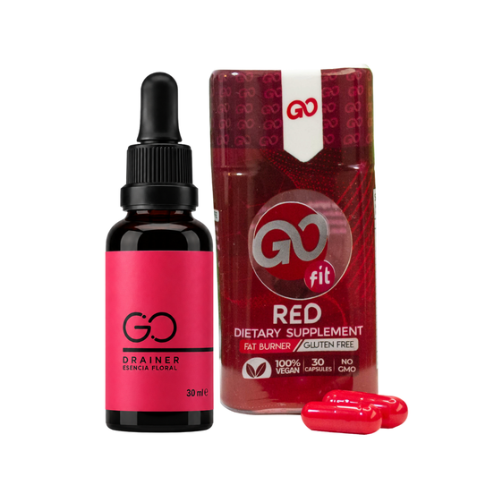 Go Fit Red 30 cáps + Go Drainer Tradicional 30 ml