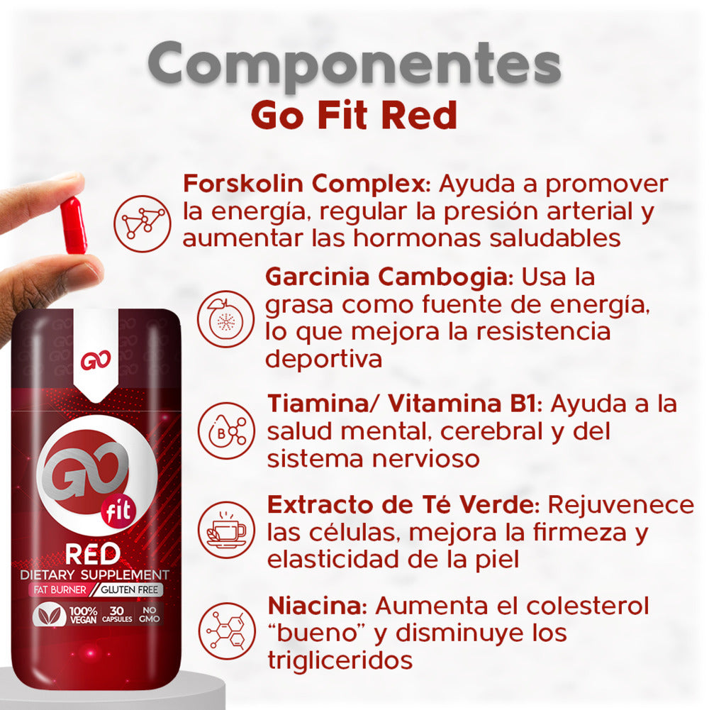 Tripleta Go Fit Red